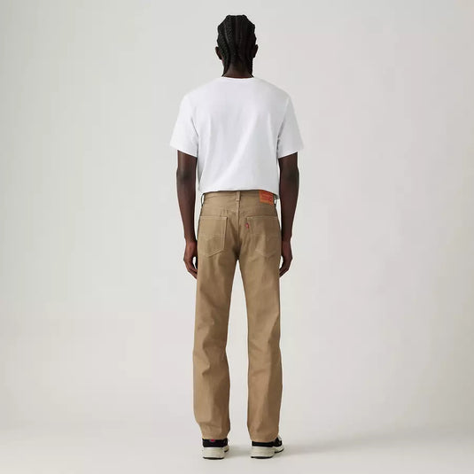 Levis 501 Shrink to Fit - Beige - Back