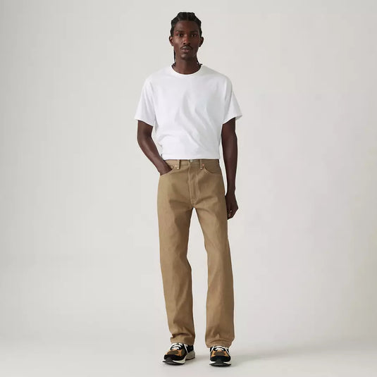 Levis 501 Shrink to Fit - Beige - Front