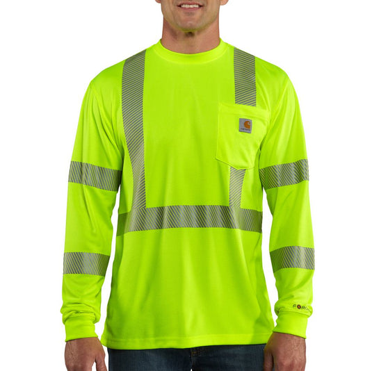 Carhartt HV Force L/S Class 3 - Brite Lime