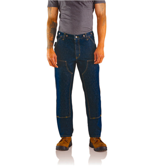 Carhartt BD3890 Denim Double Front Logger - Freight - Front