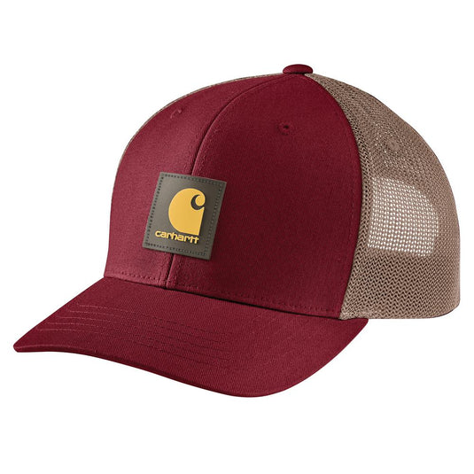 Carhartt AH5216 Logo Patch Mesh - Burgundy