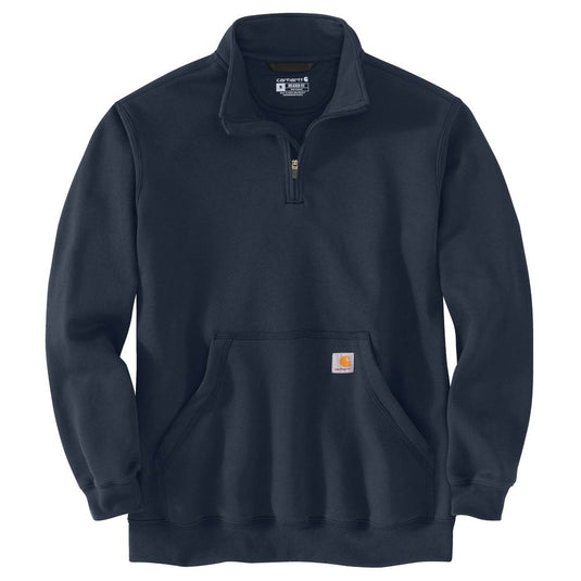 Carhartt TS5294 Qtr Zip Mock Sweatshirt - New Navy