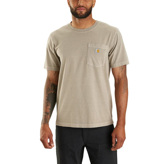 Carhartt TK6252 Garment Dyed Pocket Tee - Greige