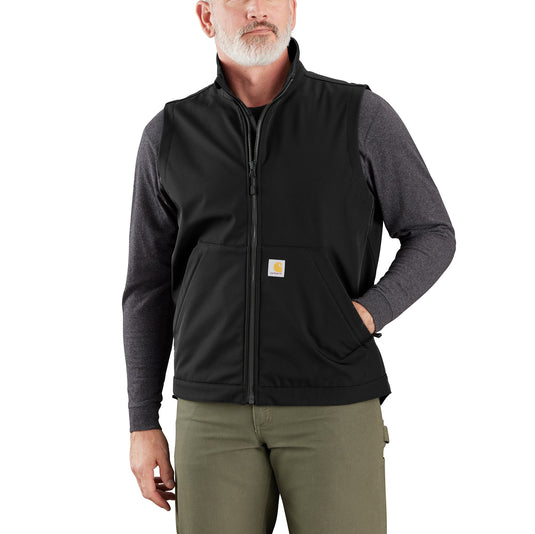 Carhartt OV6439 RD Softshell Vest - Black - Front