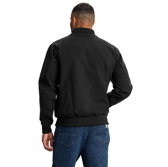 Carhartt OJ6781 Duck Bomber Jacket - Black - Back