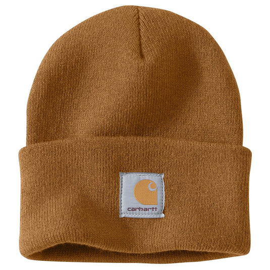 Carhartt A18 Knit Cuffed Beanie - Carhartt Brown