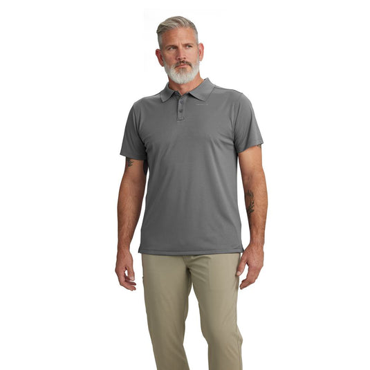 Carhartt TK6901 Force Sun Polo - Steel - Front