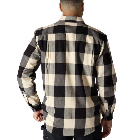 Carhartt TW4451 L/S Heavyweight Flannel - Oat Milk - Back