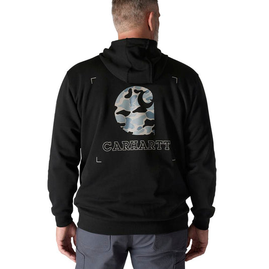 Carhartt TS7034 Camo Graphic Hoodie - Back