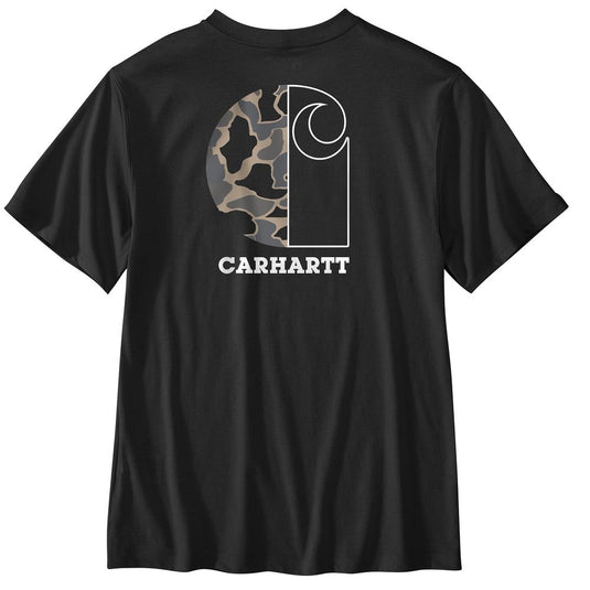 Carhartt TK7183 Pkt Camo Tee - Black - Back