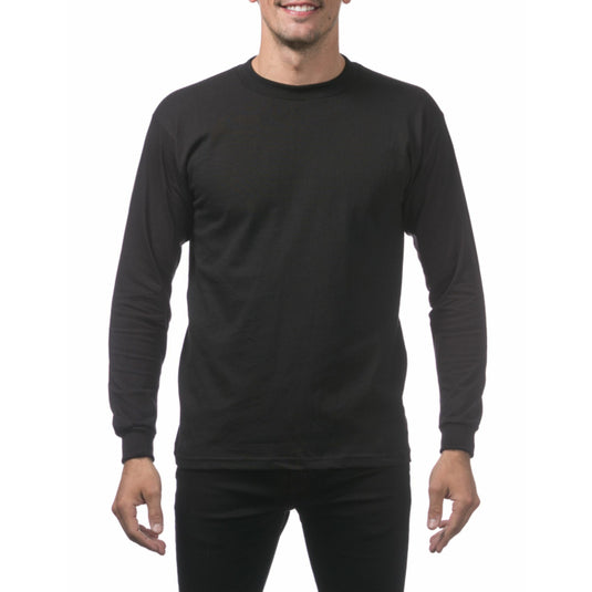 Pro Club L/S Heavyweight Tee - Black