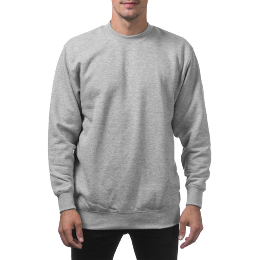Pro Club HW Crewneck Sweater - H/Gray