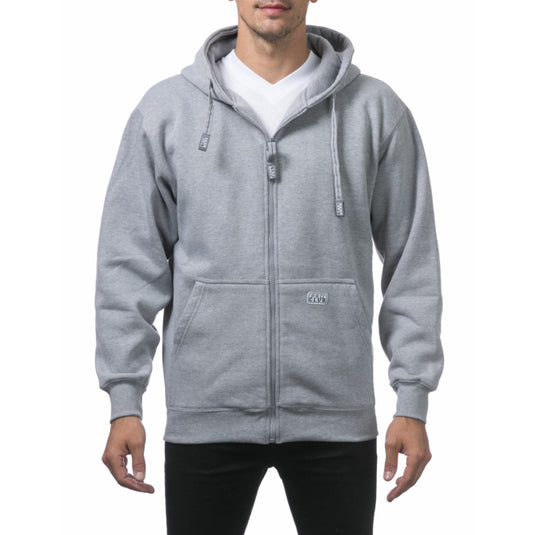 Pro Club HW Zipper Hoodie - H/Gray