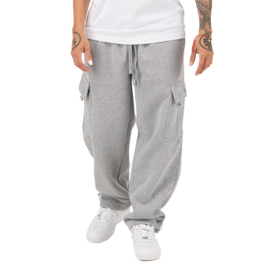 Pro Club HW Cargo Sweatpants - H/Gray