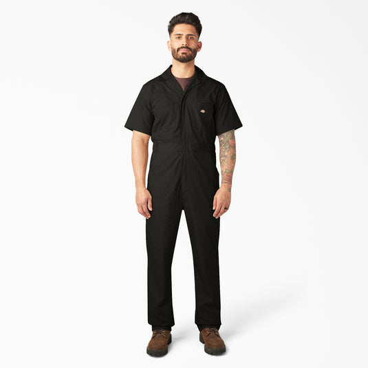Dickies S/S Coverall - Black - Front