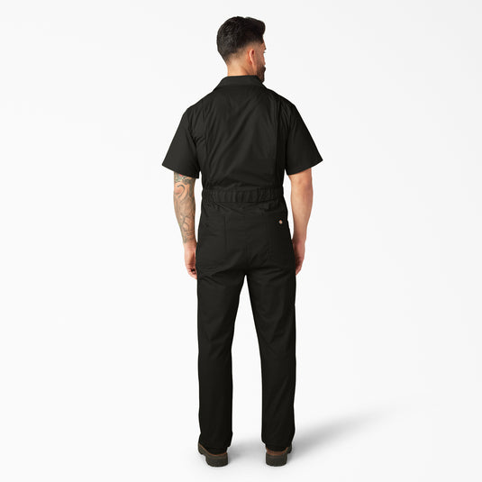 Dickies S/S Coverall - Black - Back