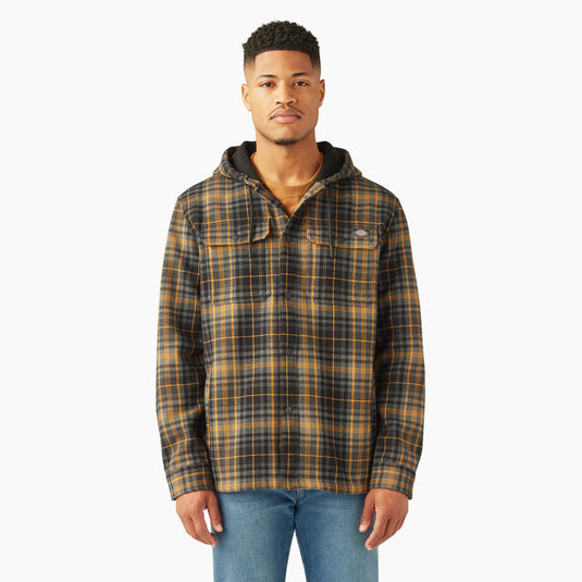 Dickies Bonded Shirt Jacket - Charcoal - Front