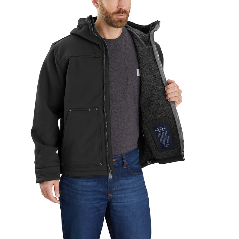 Load image into Gallery viewer, Carhartt Super Dux Sherpa Lined Active Jacket - 105001 Black 
