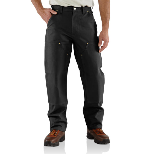 Carhartt B01 Loose Fit Firm Duck Double-Front Utility Work Pant Black