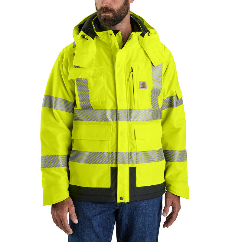 Load image into Gallery viewer, Carhartt Storm Defender® Class 3 Heavyweight Insulated Sherwood Jacket (High-Vis) Brite Lime
