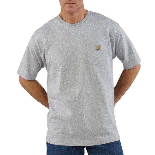 Carhartt K87 S/S Loose Fit Pocket Tee - Heather Gray