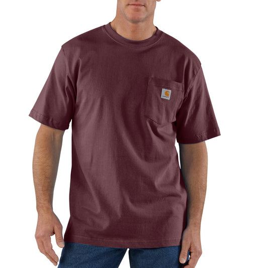 Carhartt K87 S/S Loose Fit Pocket Tee - Port