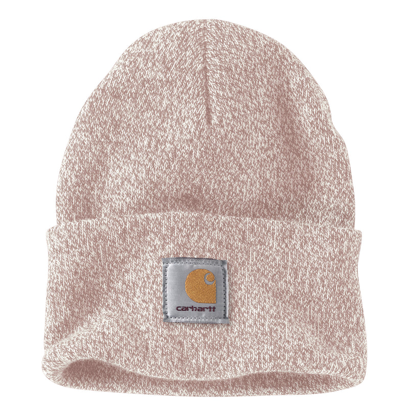 Load image into Gallery viewer, Carhartt Knit Cuffed Beanie Ash Rose/Marshmallow Marl
