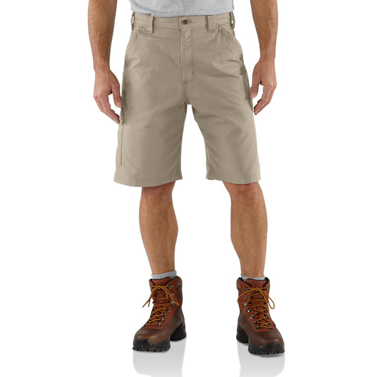 Carhartt Loose Fit Canvas Utility Work Shorts Tan