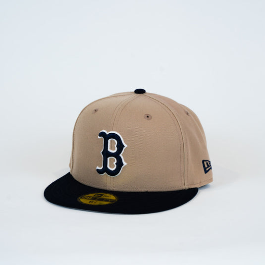 New Era EG Boston Cam 2-Tone Cap - Camel/Navy - Front