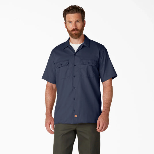 Dickies 1574 S/S Work Shirt - Navy
