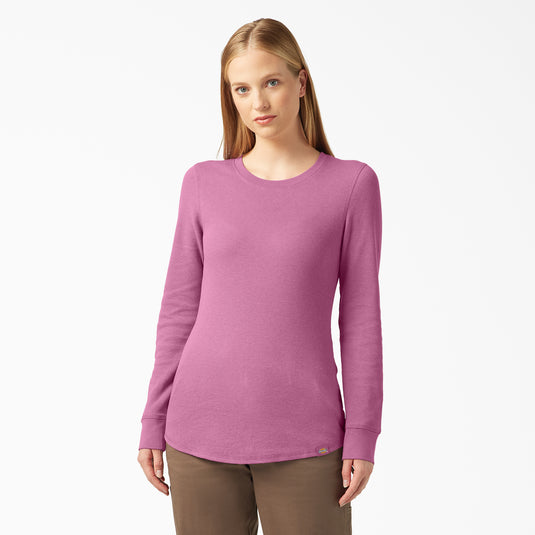 Dickies Women's L/S Thermal Shirt - Mellow Mauve