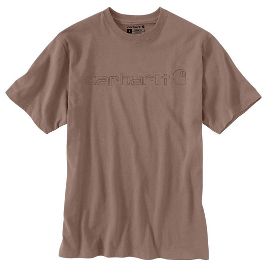 Carhartt S/S K195 Signature Logo Tee - Soft Sepia