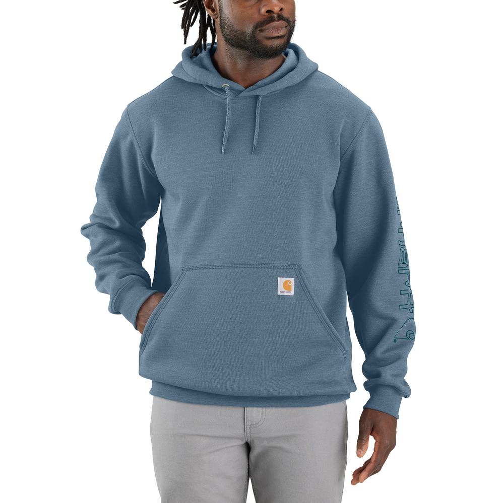 Carhartt K288 Loose Fit Sleeve Logo Hoodie - HH5 - CLEARANCE