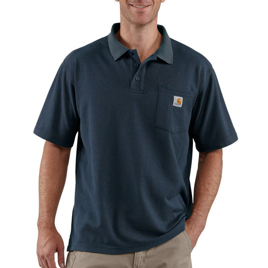 Carhartt TK6685 S/S Loose Fit Pocket Polo - Navy