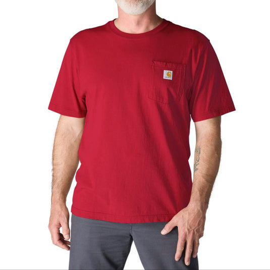 Carhartt K87 S/S Loose Fit Pocket Tee - Industry Red - Front