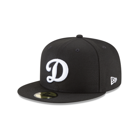 New Era Dodgers D Cap - Black/White