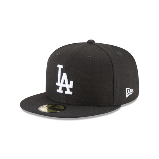 New Era Basic Dodgers Cap - Black/White
