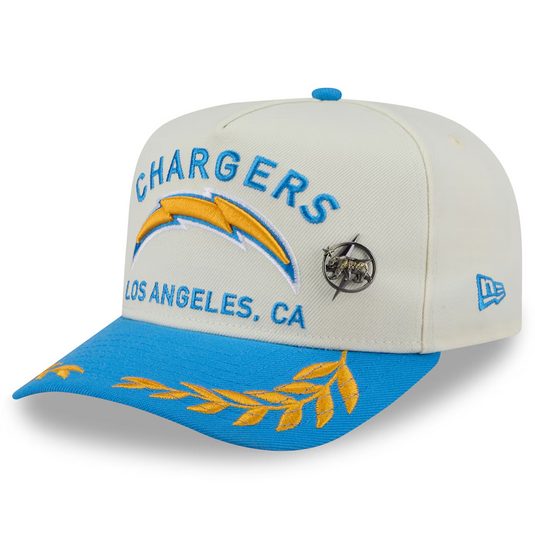 NE NFL25 Draft Chargers AF Cap - Chalk White/OTC - Front