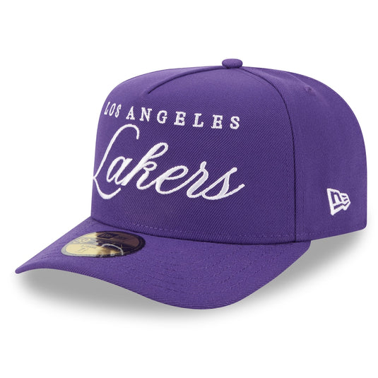 New Era Lakers Draft A-Frame Cap - OTC - Front