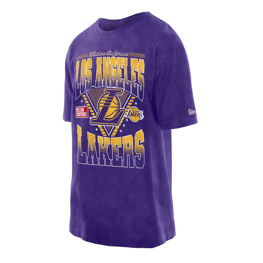 NE LA Lakers Classic S/S Tee - OTC - Front