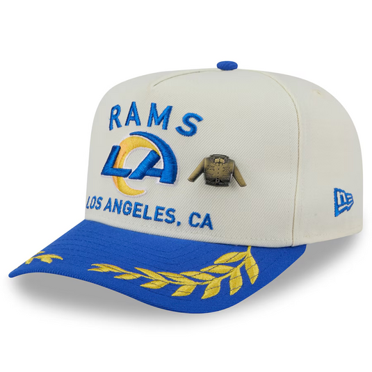 NE NFL25 Draft Rams AF Cap - Chalk White/OTC - Front