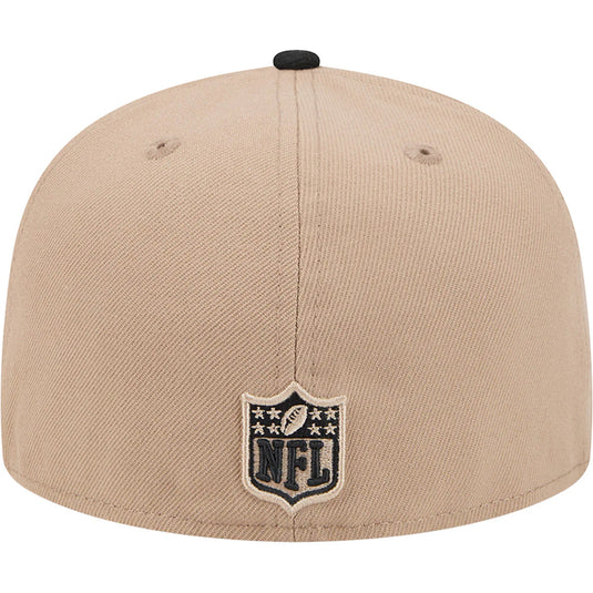 New Era EG Raiders Cam 2-Tone Cap - Camel/Black - Back