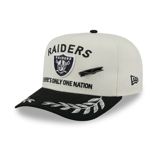 NE NFL25 Draft Raiders AF Cap - Chalk White/OTC - Front
