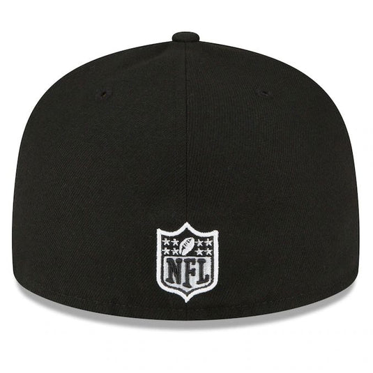 New Era EG Patch Raiders Cap - Black - Back