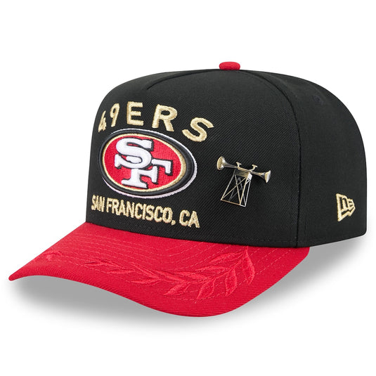NE NFL25 Draft 49ers AF Cap - Black/OTC - Front