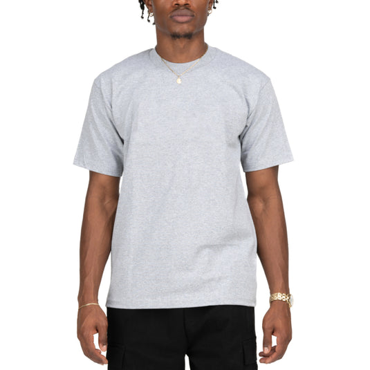 Pro Club S/S Heavyweight Tee - Heather Gray