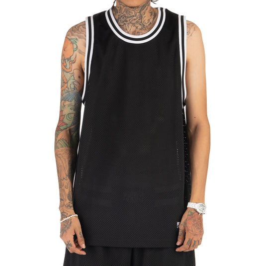 Pro Club Classic B-Ball Jersey - Black - Front