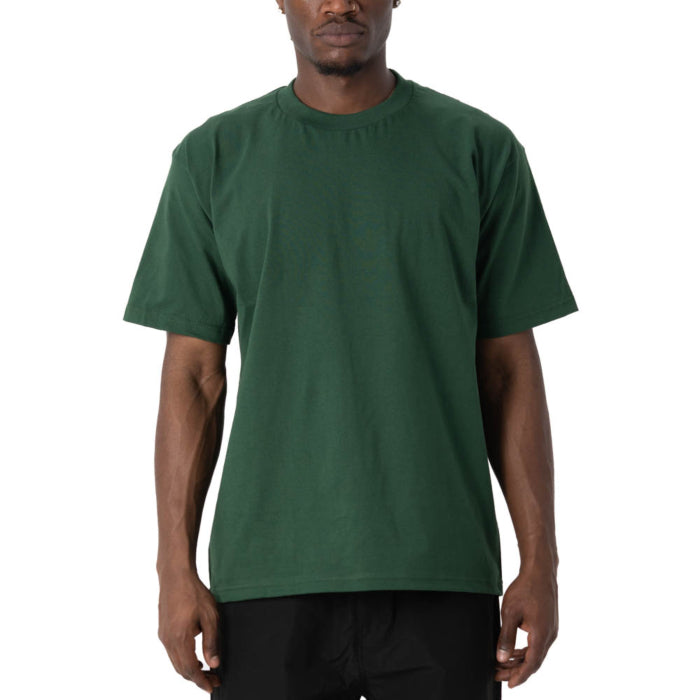 PRO CLUB × The▲HC S/S T-SHIRTS XL GREEN Pro Club Men's Heavyweight Cotton Short Sleeve Crew Neck T