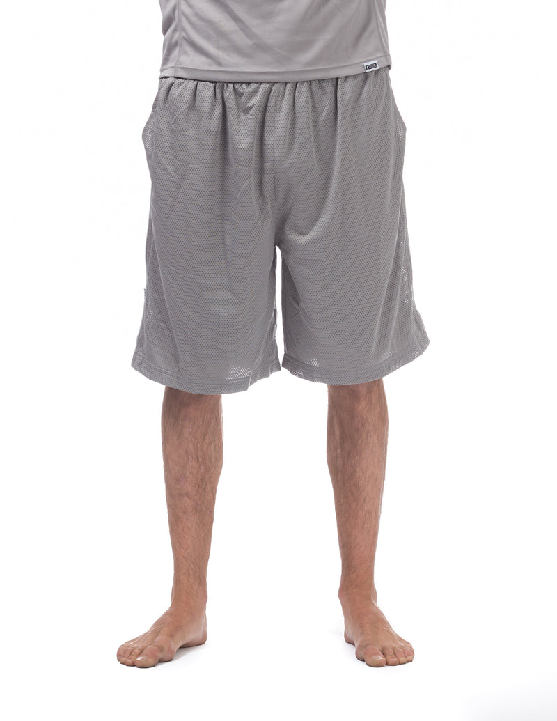 Load image into Gallery viewer, Pro Club Comfort Mesh Athletic Gym Shorts Gray
