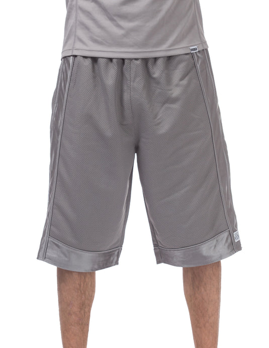 Pro Club Heavyweight Mesh Basketball Shorts Gray